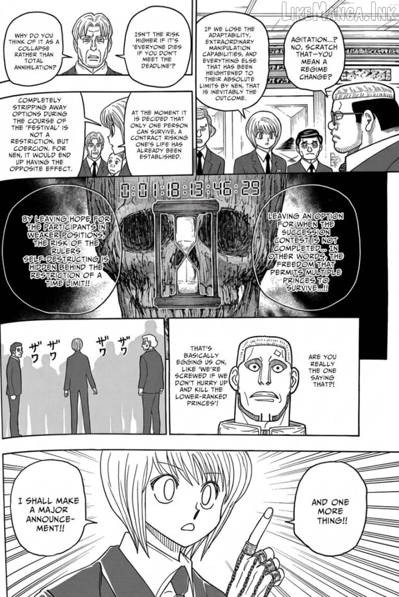 Hunter x Hunter, Chapter 411 image 17